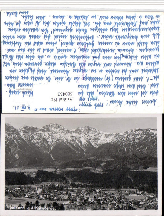 500432,Goisern Totale geg. Kalmberge Bergkulisse