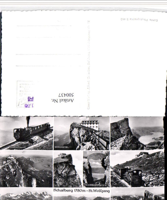 500437,St. Wolfgang Schafberg Zahnradbahn Mehrbildkarte