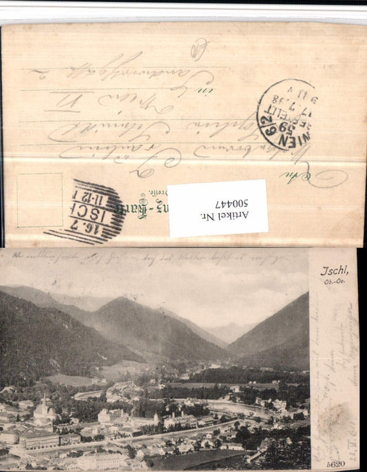 500447,Bad Ischl Totale Bergkulisse