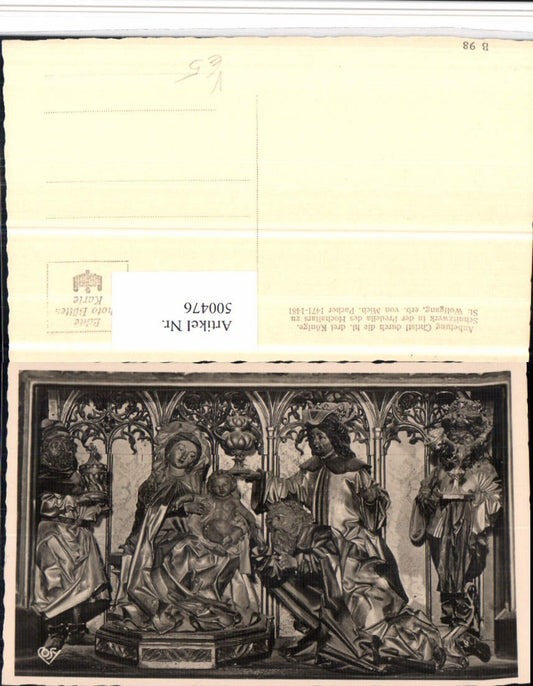 500476,St. Wolfgang Kirche Hochaltar Anbetung Christi pub Cosy