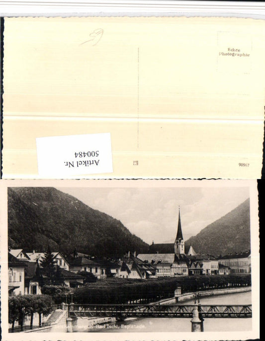 500484,Bad Ischl Teilansicht Esplanade Brücke