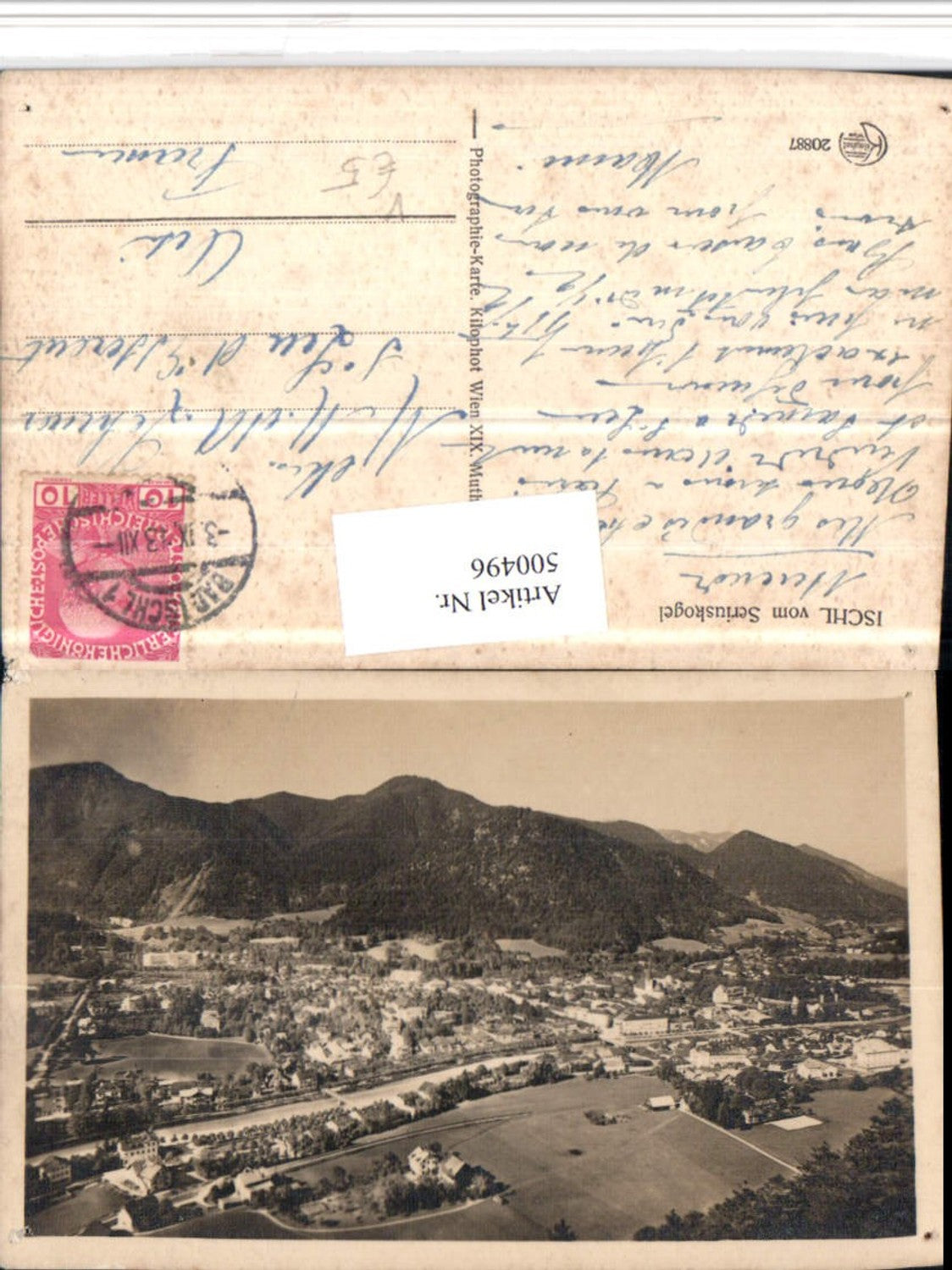 500496,Bad Ischl Totale vom Seriuskogel pub Kilophot 20887