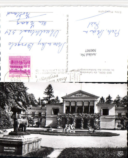 500507,Bad Ischl Kaiservilla pub Cosy 709a