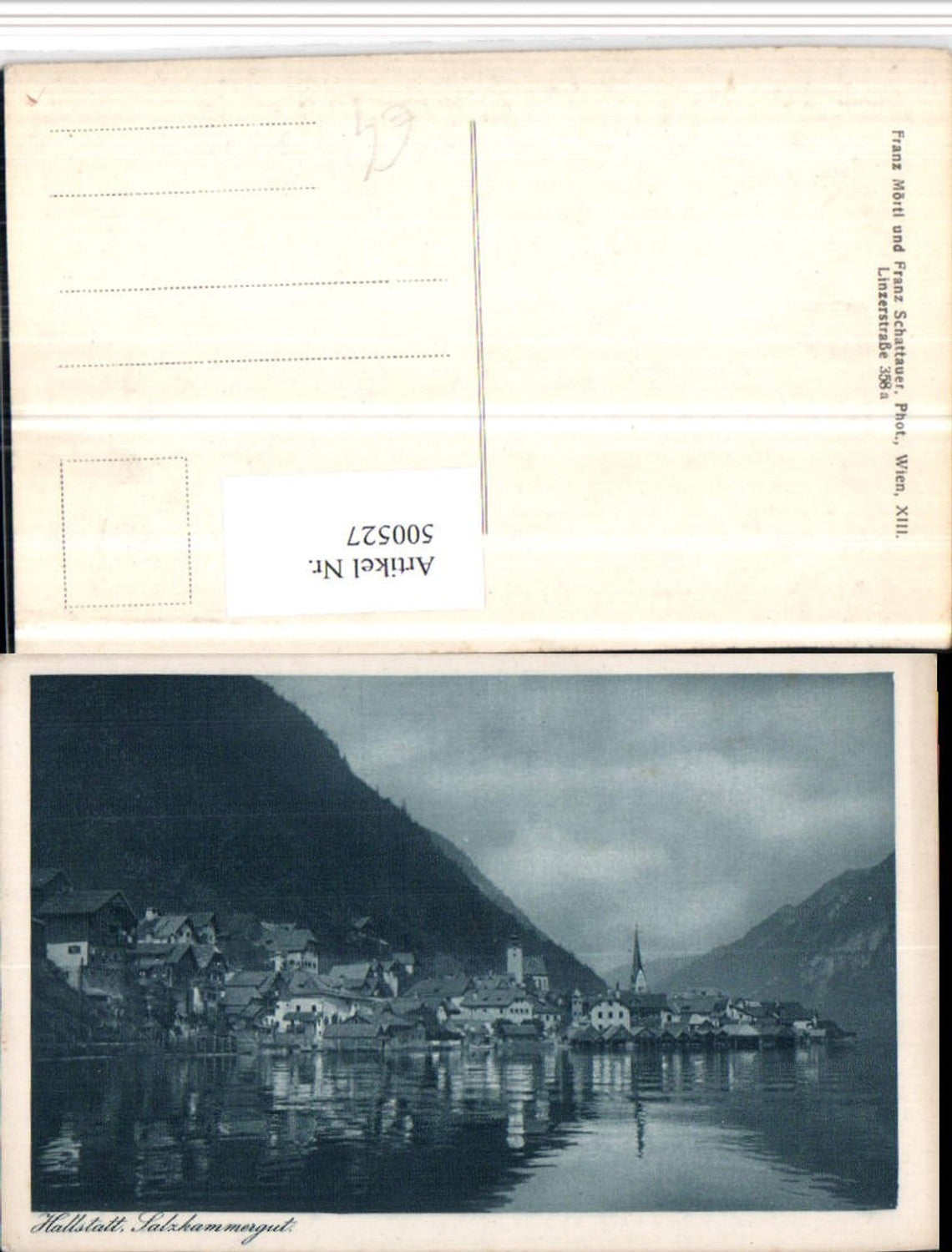 500527,Hallstatt am See Teilansicht