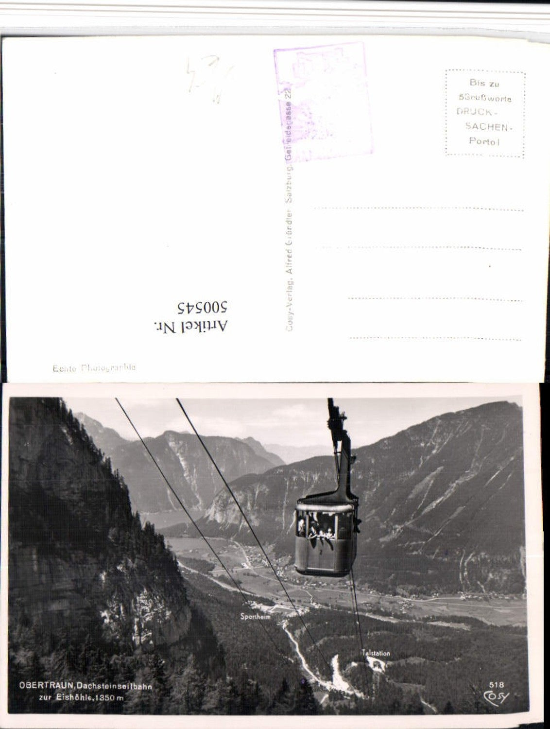 500545,Obertraun Dachstein-Seilbahn zur Eishöhle pub Cosy 518
