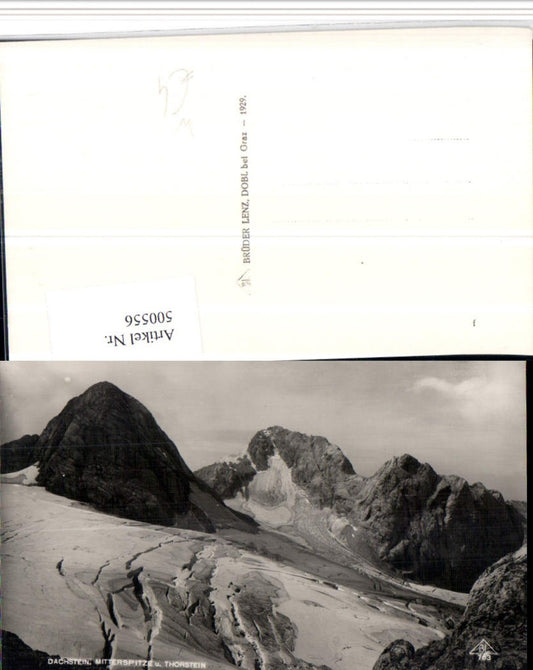 500556,Dachstein Mitterspitze u. Thorstein b. Hallstatt Bergkulisse