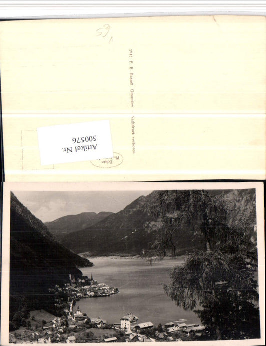 500576,Hallstatt am See Totale pub F.E. Brandt