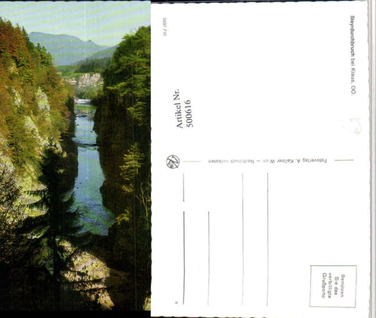 500616,Steyrdurchbruch b. Klaus Spital