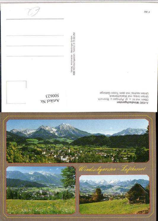 500623,Windischgarsten Totale Bergkulissen Mehrbildkarte