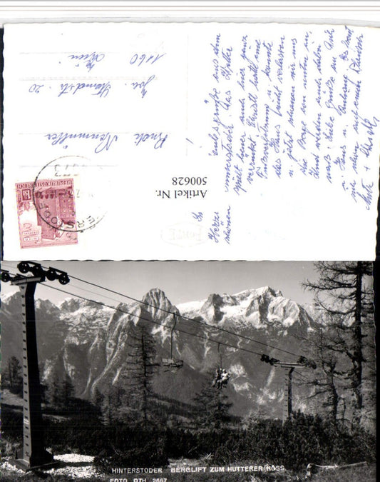 500628,Hinterstoder Berglift zum Hutterer Höss Bergkulisse pub Foto Oth 2667