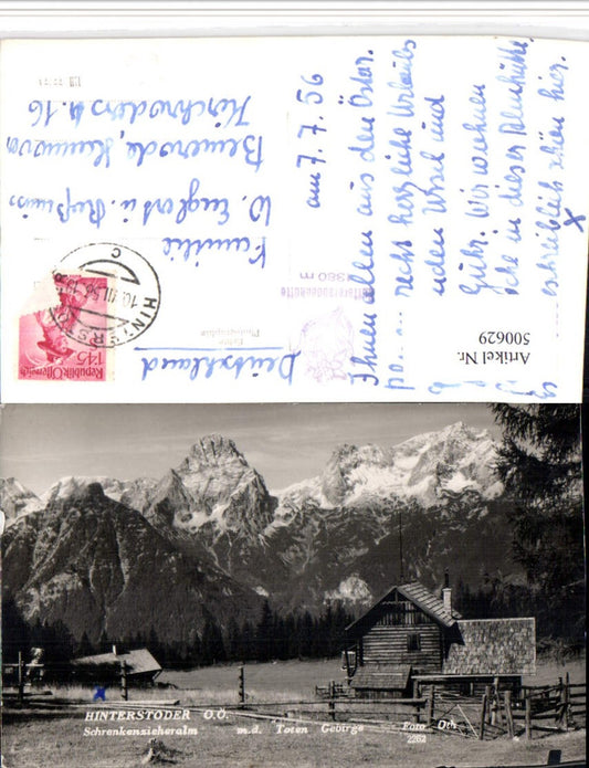 500629,Hinterstoder Schrenkenzieheralm Bergkulisse pub Foto Oth 2262