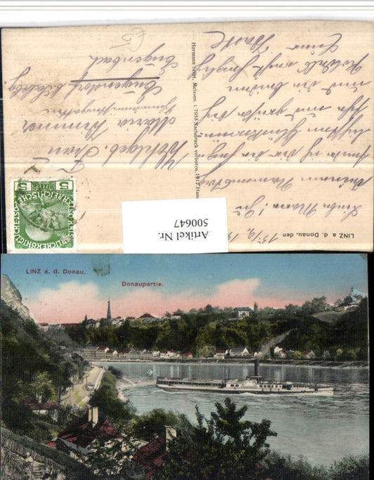 500647,Linz an d. Donau Donaupartie Dampfer