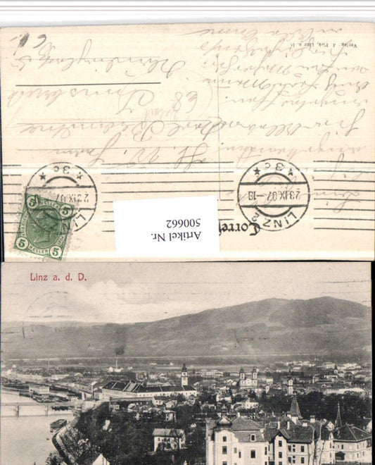 500662,Linz an d. Donau Teilansicht Detail