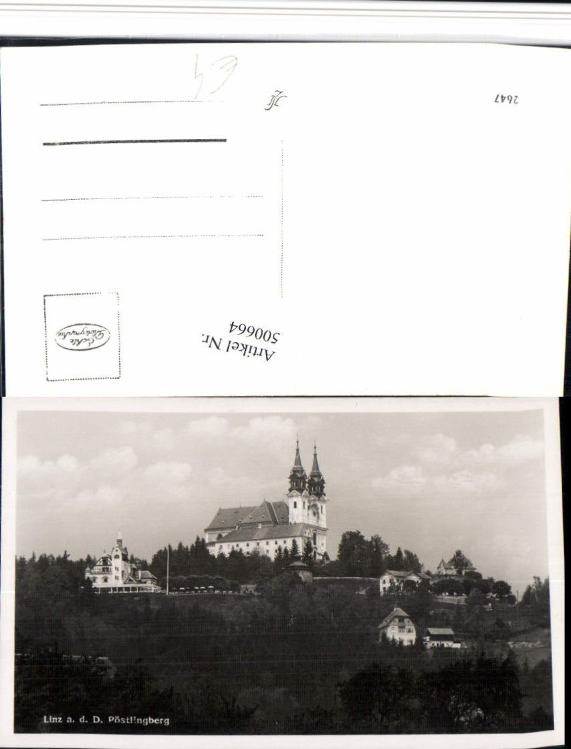 500664,Linz an d. Donau Pöstlingberg Kirche