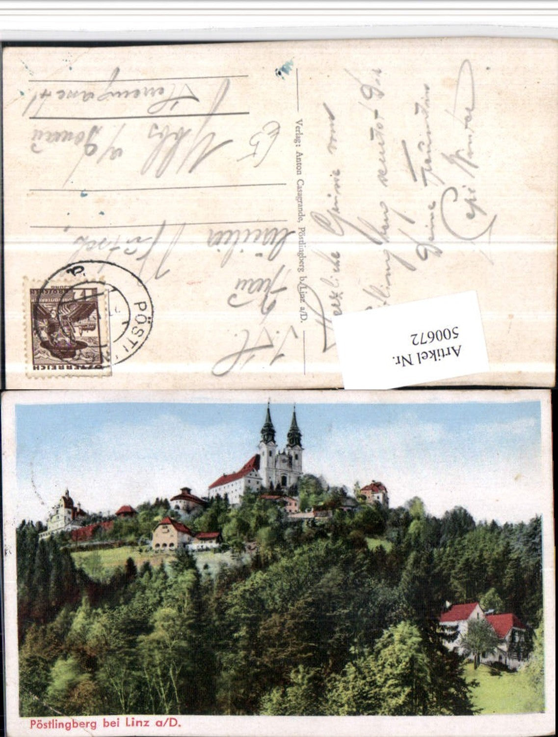 500672,Linz an d. Donau Pöstlingberg Kirche