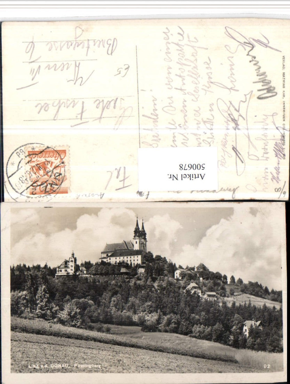 500678,Linz an d. Donau Pöstlingberg Kirche