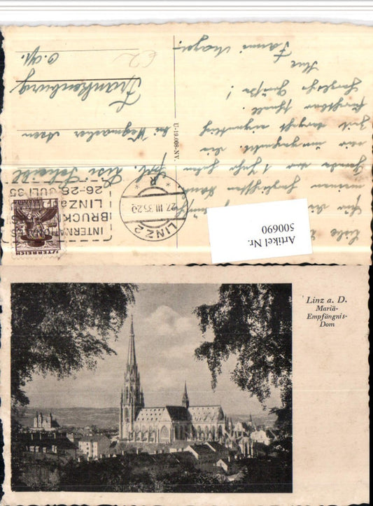 500690,Linz an d. Donau Maria Empfängnis-Dom Kirche