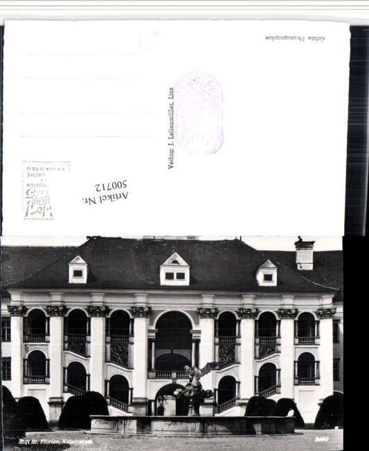 500712,St. Florian Stift Kaiserstock Brunnen