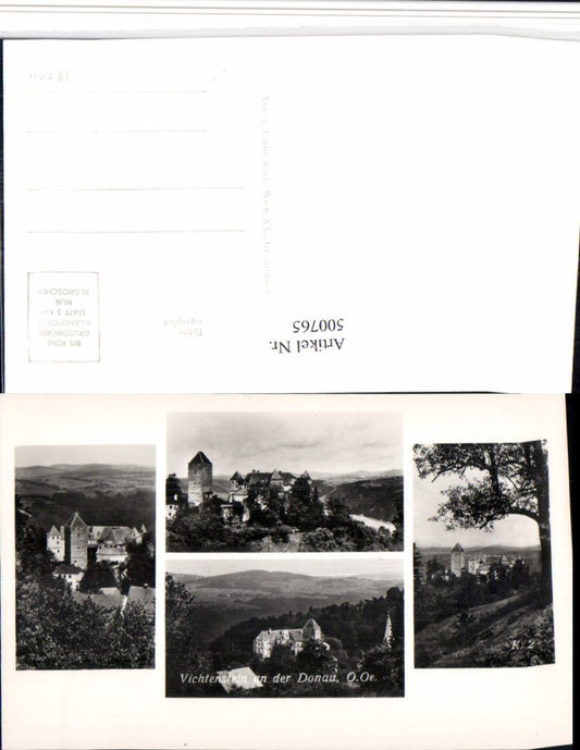 500765,Vichtenstein an d. Donau Burg Mehrbildkarte