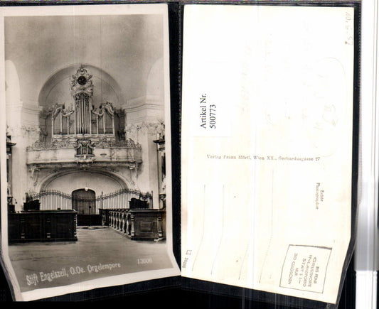 500773,Engelhartszell Stift Engelszell Kirche Innenansicht Orgel