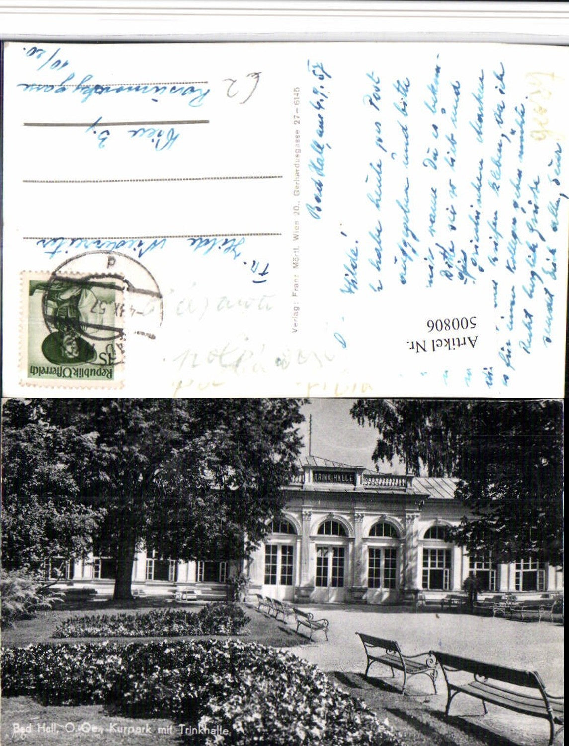 500806,Bad Hall Kurpark m. Trinkhalle