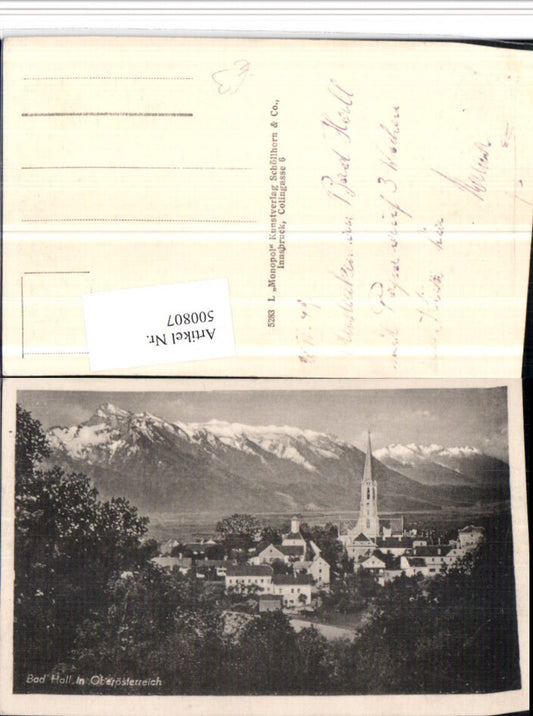 500807,Bad Hall Totale Bergkulisse