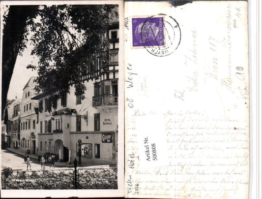 500808,Weyer Markt Hotel Bachbauer Gösser Bier Reklame