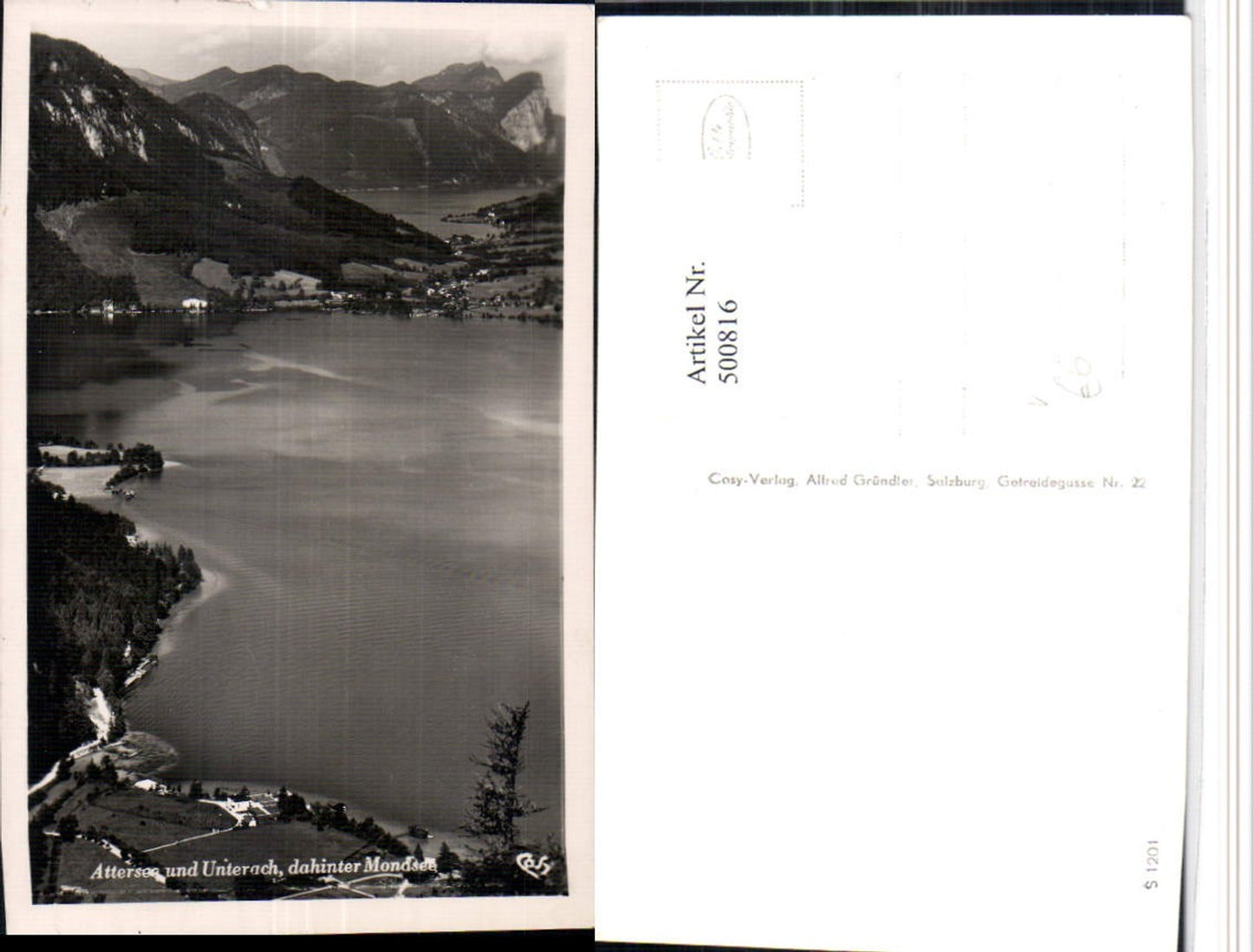 500816,Attersee u. Unterach m. Mondsee Bergkulisse pub Cosy 1201