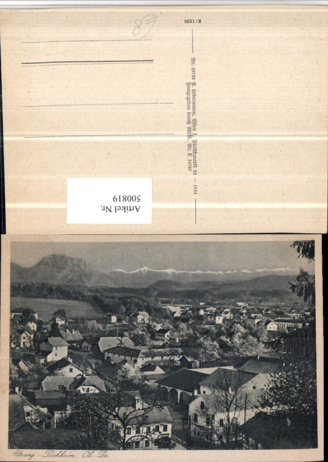 500819,Attnang-Puchheim Teilansicht Bergkulisse