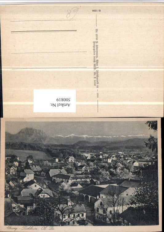 500819,Attnang-Puchheim Teilansicht Bergkulisse