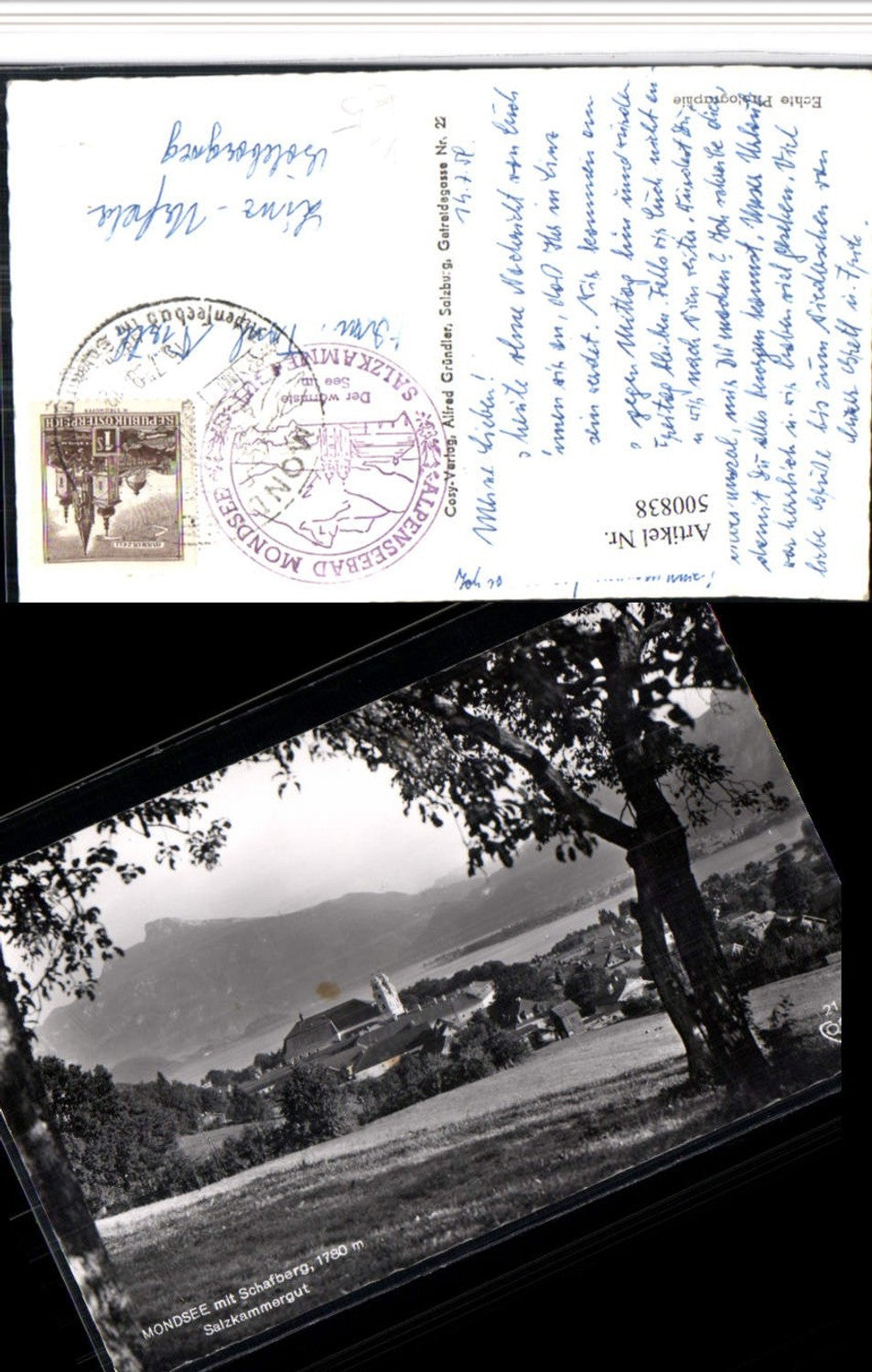 500838,Mondsee Totale m. Schafberg pub Cosy 21