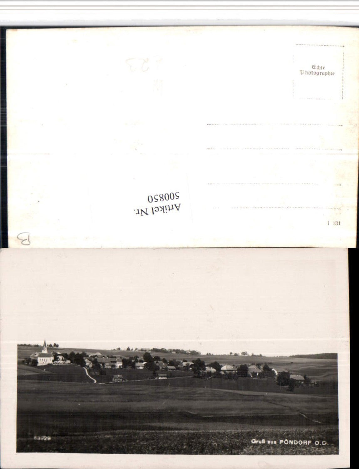500850,Gruß aus Pöndorf Totale