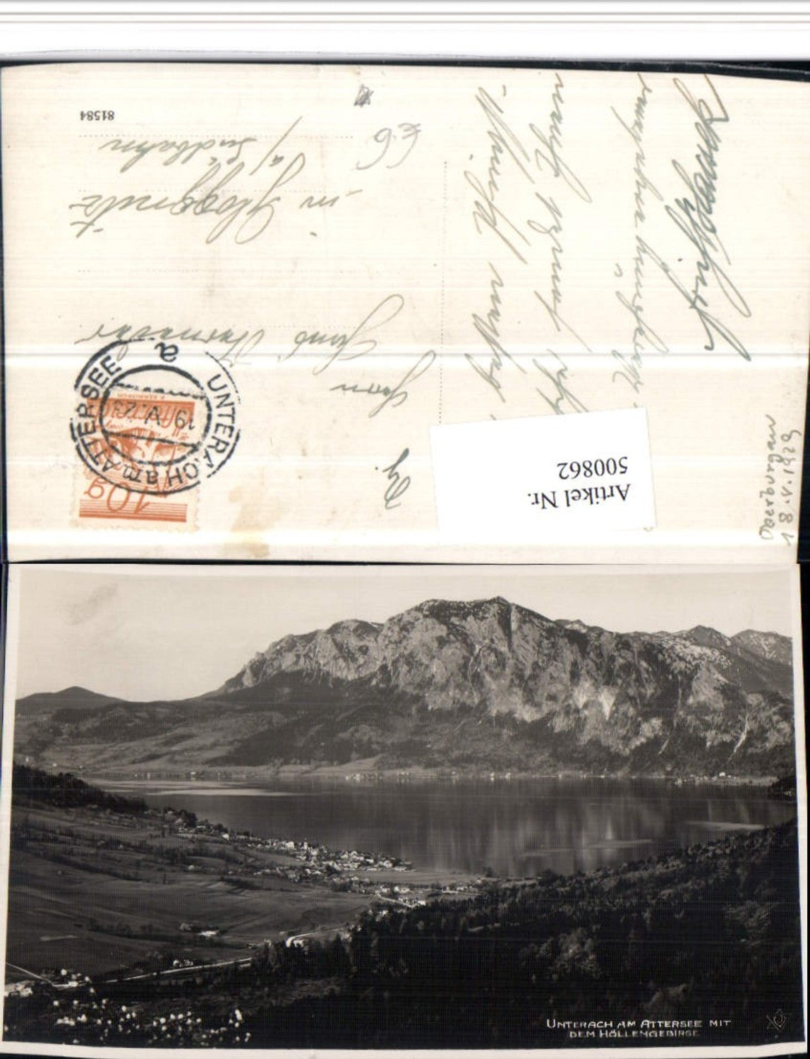 500862,Unterach am Attersee Totale Bergkulisse