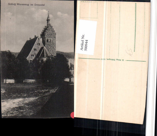 500944, Werenwag Castle in the Danube Valley near Beuron