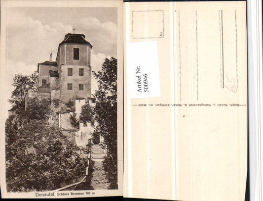 500946,Schloss Bronnen im Donautal b. Fridingen