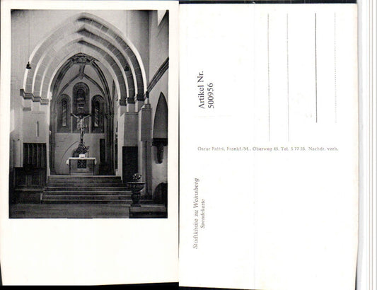 500956, Weinsberg Town Church, Church Interior View