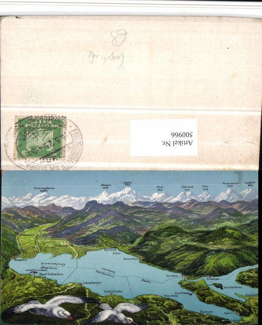 500966,Bodensee Vogelschau Meersburg Friedrichshafen Bregenz