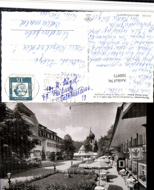 500971, Hinterzarten in the Black Forest, Park Hotel Adler