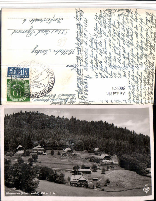 500973, Hinterzarten in the Black Forest, partial view