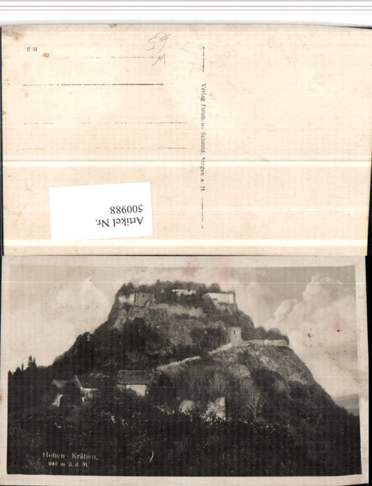 500988, Hohenkrähen Castle near Hilzingen