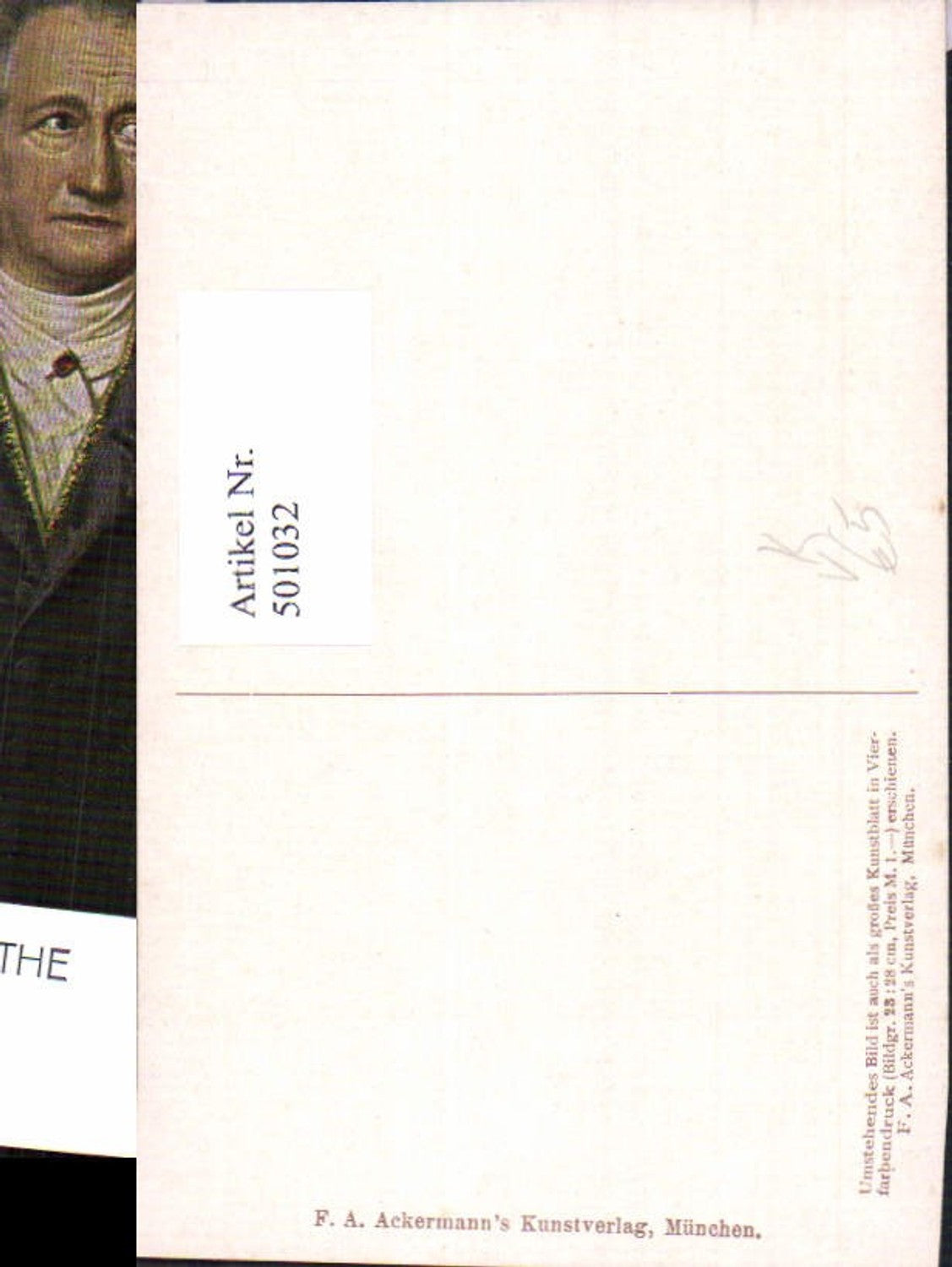 501032,Künstler Ak J. Stieler Goethe Lesen Kunst Wissenschaft pub F. A. Ackermann 1443b