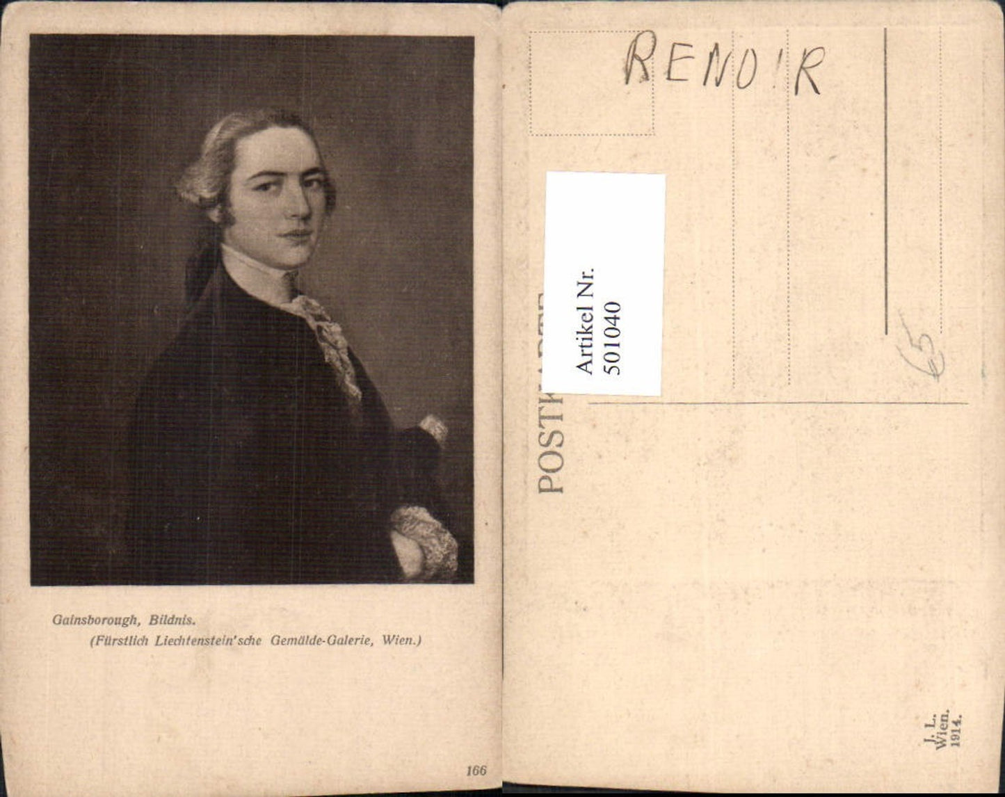 501040,Gainsborough Bildnis Kunst Wissenschaft