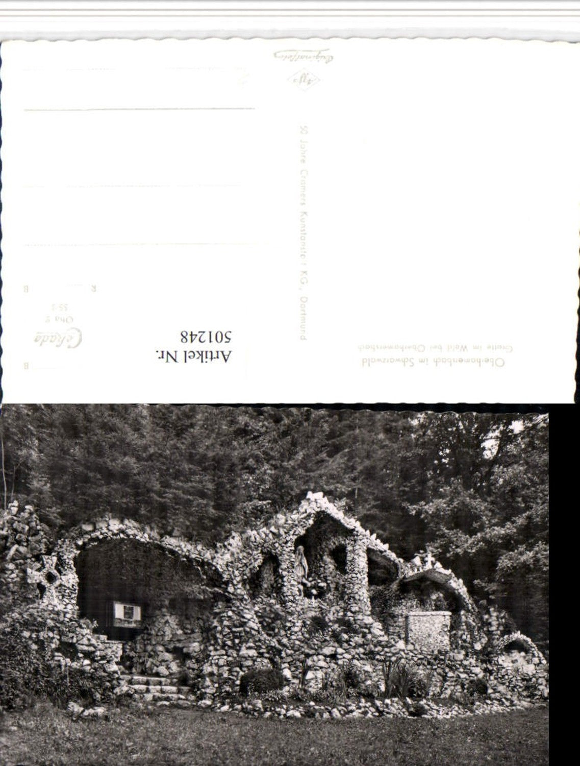 501248,Oberhamersbach im Schwarzwald Grotte im Wald