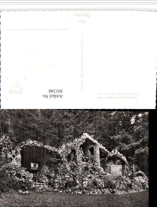 501248, Oberhamersbach in the Black Forest, Grotto in the Forest