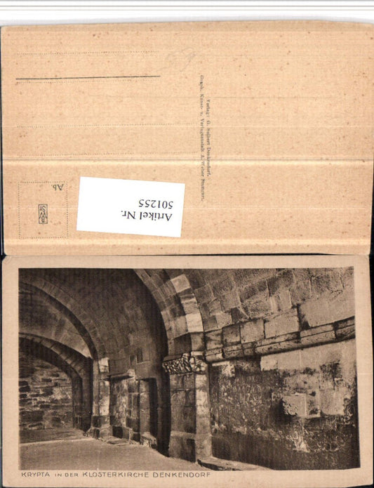 501255, Denkendorf Monastery Church Crypt