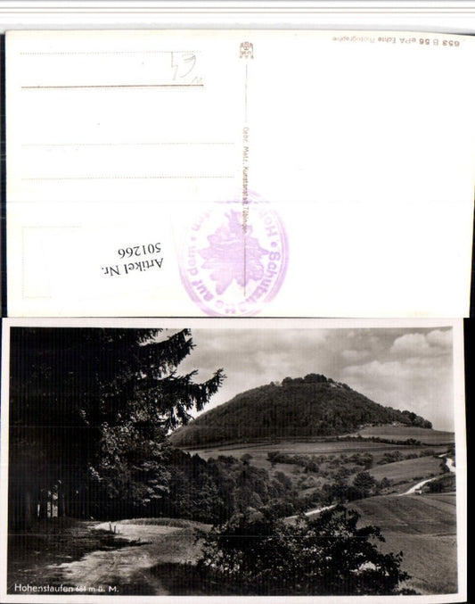 501266, Hohenstaufen Berg near Schwäbisch Gmünd, section of the path