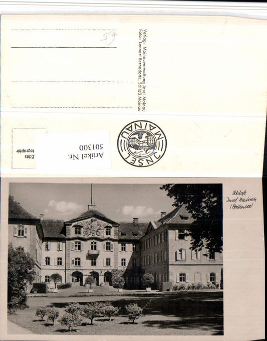 501300, Mainau Island in Lake Constance near Constance, Castle