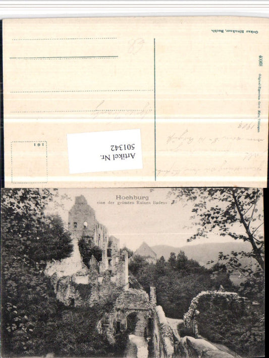 501342,Hochburg Castle Ruins near Emmendingen