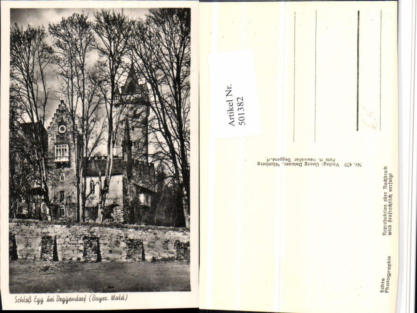 501382,Schloss Egg b. Deggendorf