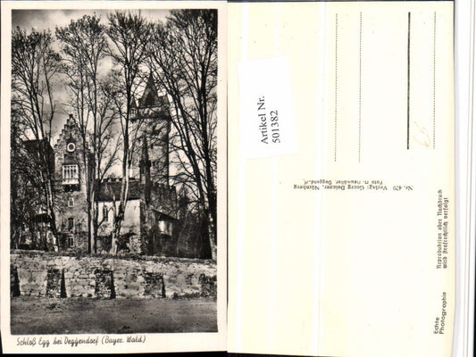 501382,Schloss Egg b. Deggendorf
